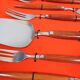 Vintage Dutch cake server Amefa in stainless steel and teak – an