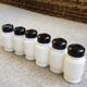 Lot de 6 pots à épices en opaline