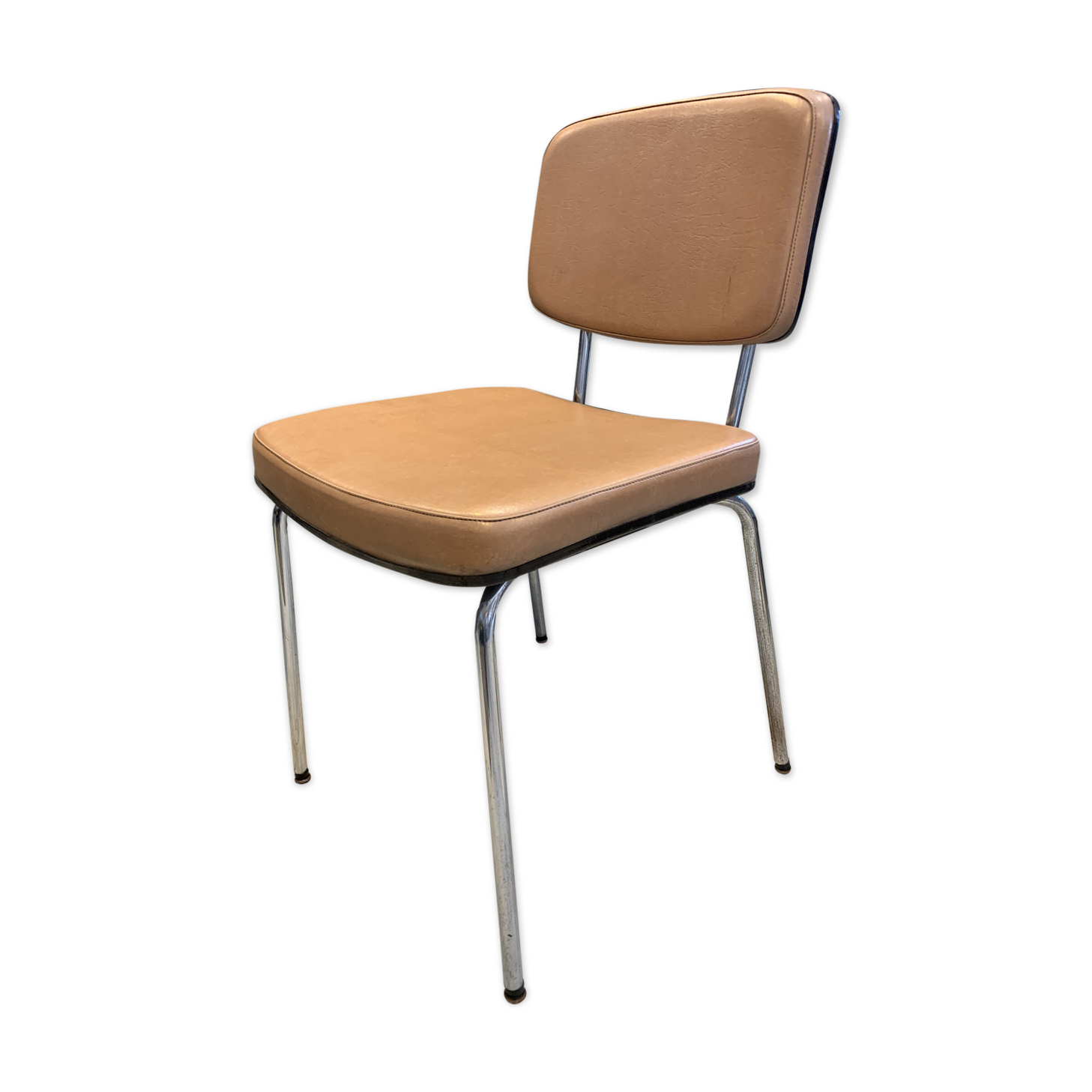 Vintage chair in skai