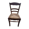 Chaise assise en paille