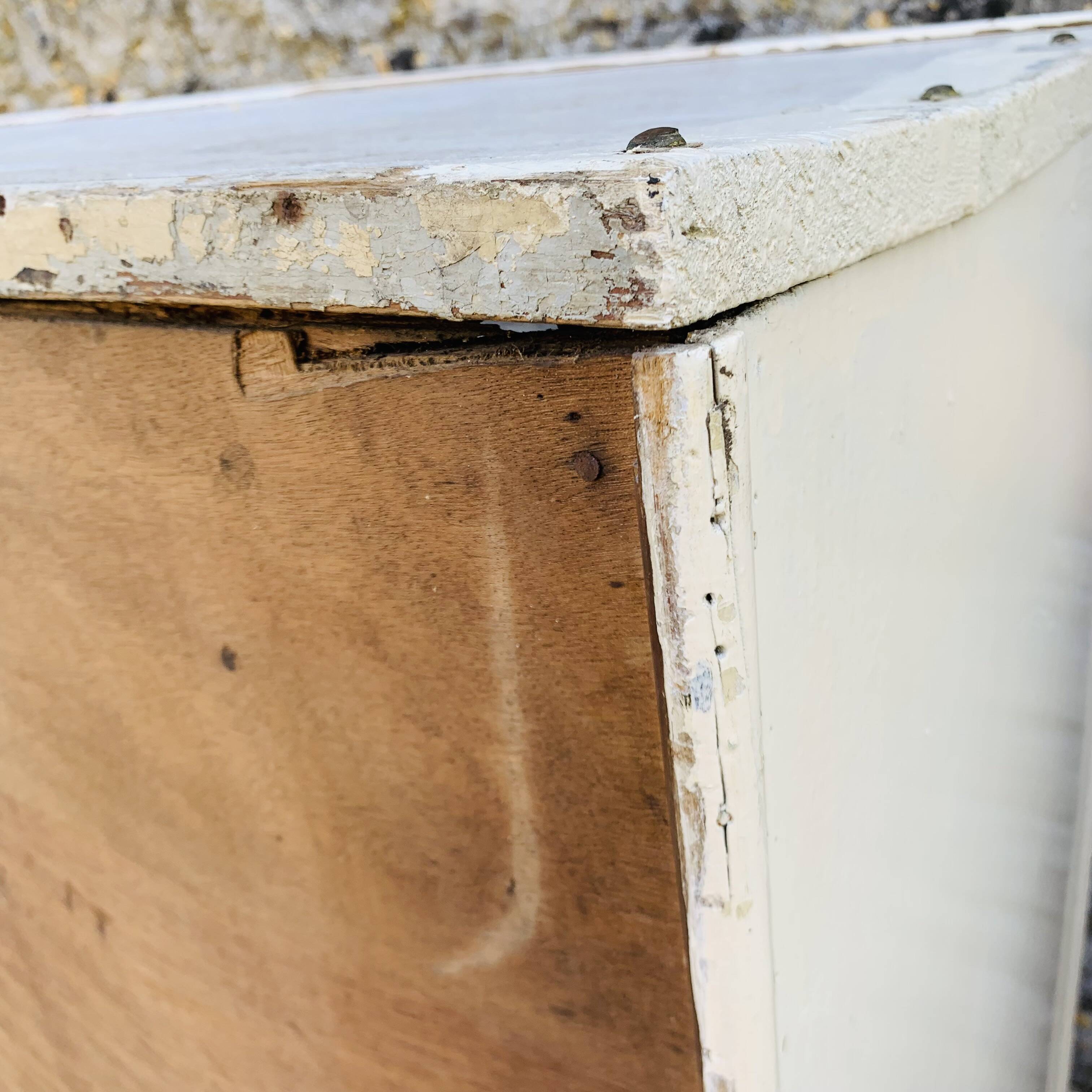 Vintage white sideboard