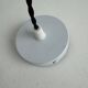 Old large ovoid suspension 1970 in vintage opaline