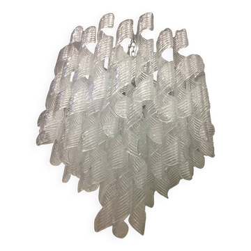 Murano Glass Sputnik Chandelier With Swirling Italian Glass