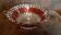 Vintage glass salad bowl
