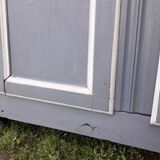 Lyon's 18th-18th-painted walnut façade rechampi