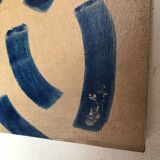 Abstract painting on panel