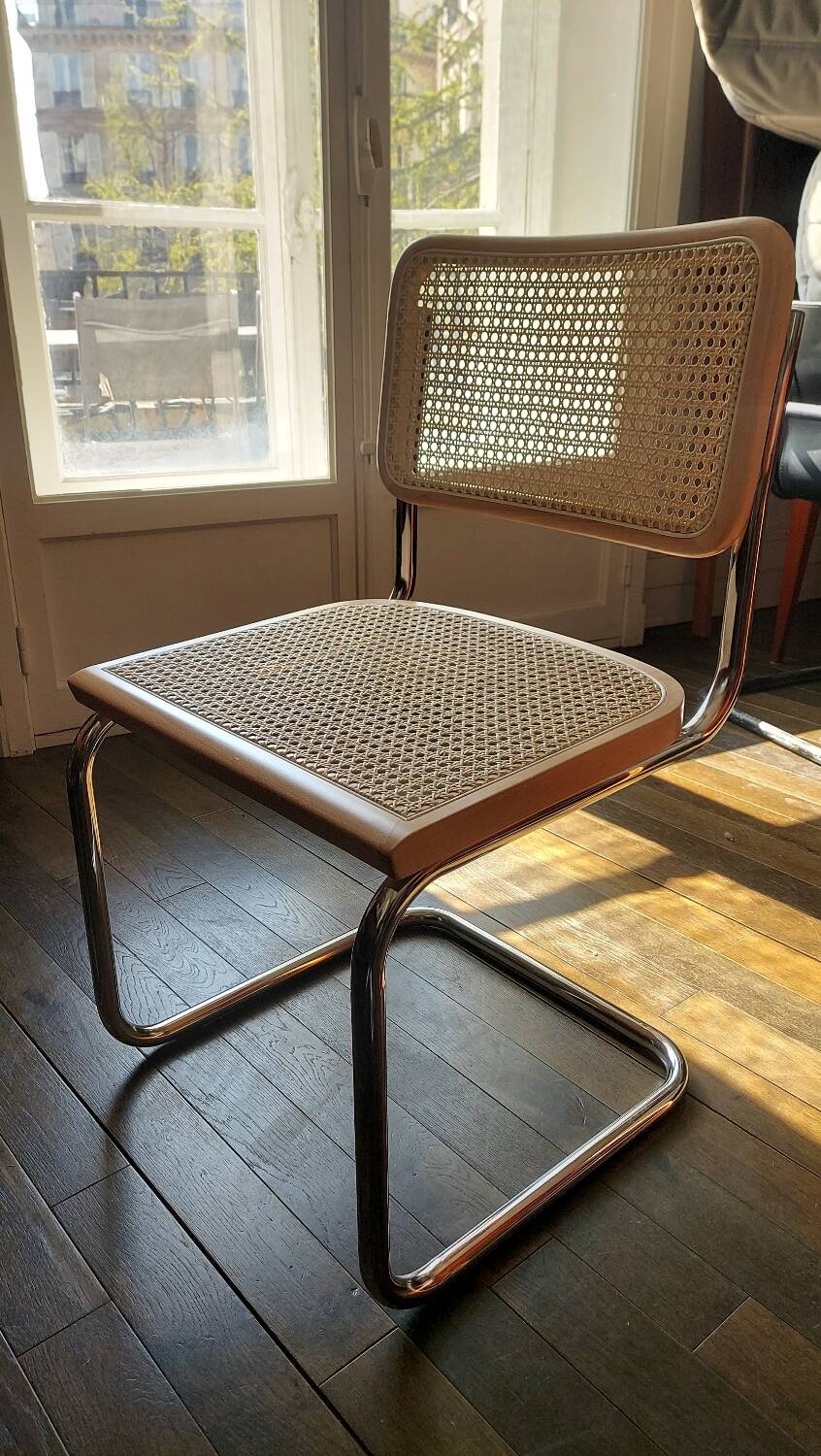 Vintage Cesca B32 chair by Marcel Breuer - Made in Italy