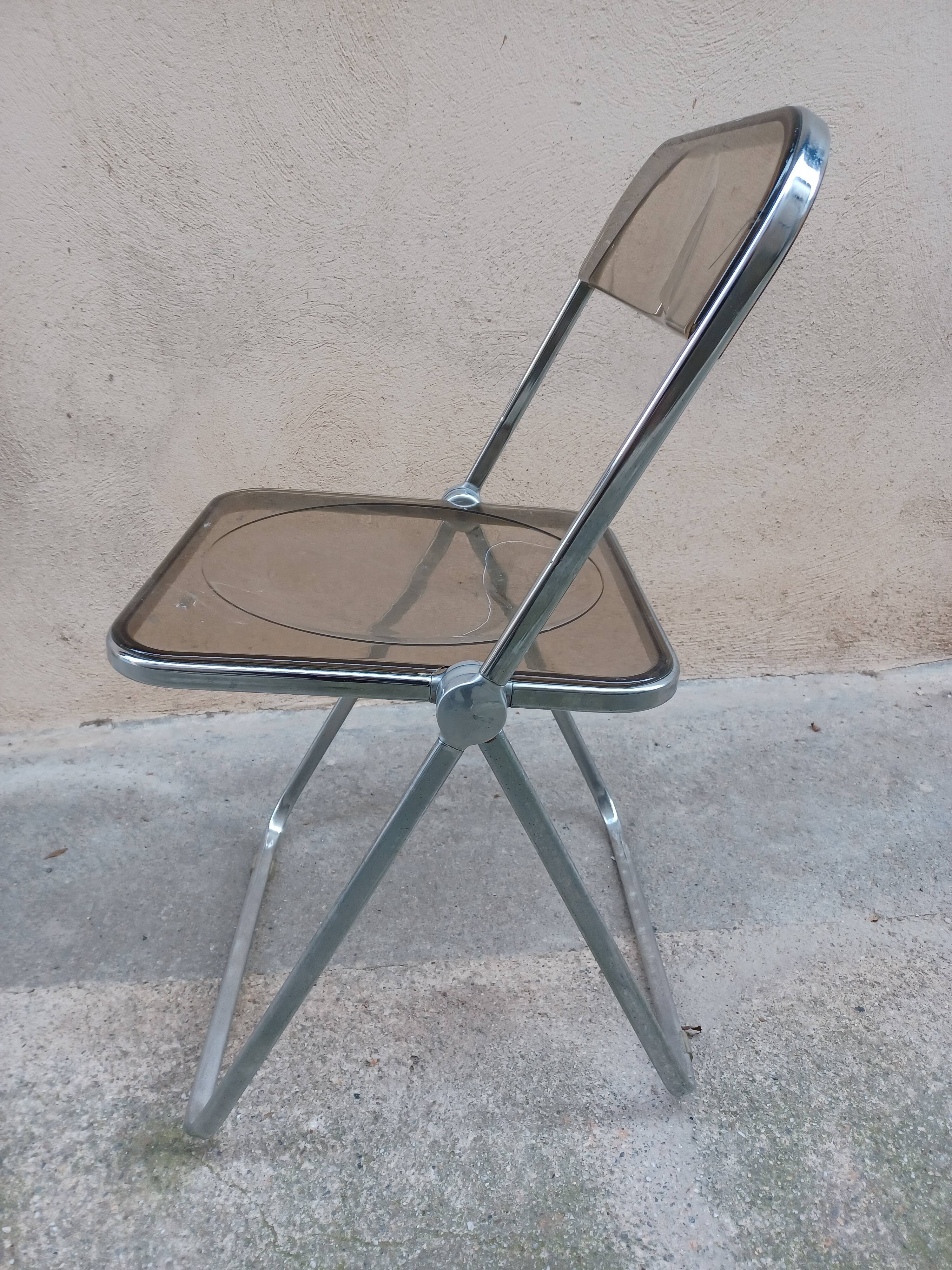 Plia chair by Giancarlo Piretti for Castelli, 1960