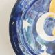 Decorative plate ceramic moon