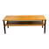 1970s English coffee table in teak and iroko.