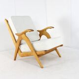Mid century dutch design Oak armchair 'Nederweert' | more pieces in stock