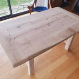 Solid oak farmhouse table