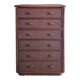 Commode en rotin vintage circa années 70