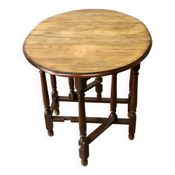 Table Gate Leg Dessus En Chêne Clair