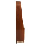 Scandinavian mahogany bookcase, Swedish modern, Sweden, 1940