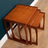 G plan quadrille nest of three coffee tables, 1960