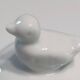 Small butter dish in porcelain