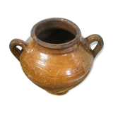 Old glazed jar