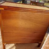 Wicker chest of drawers, canning and bamboo wood