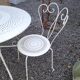 Salon de jardin table plus 2 chaises