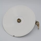 Hanging in black enamelled plate