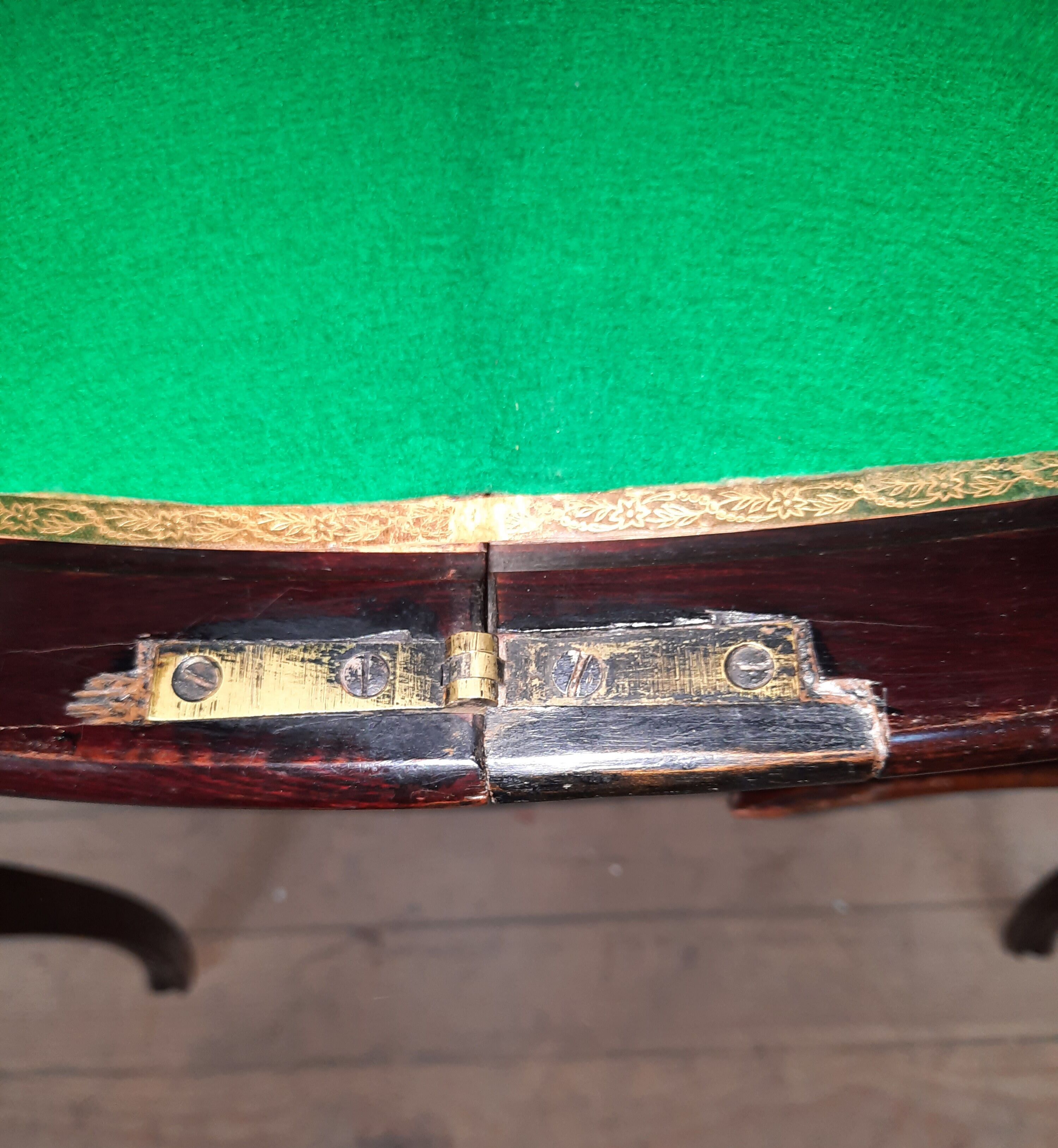 Nineteenth century rosewood game table