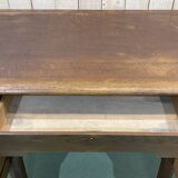 60s English flat desk in oak