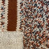 Set of 2 wool knitted cushions