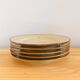 Lot of 5 speckled Tulowice dessert plates