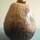 Old coconut ice bucket vintage decor ice bucket coconut 70s