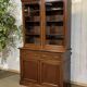 Victorian 19th-century mahogany two-body library