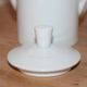 Vintage ribbed white porcelain coffee pot Berry P.L. – Made in France