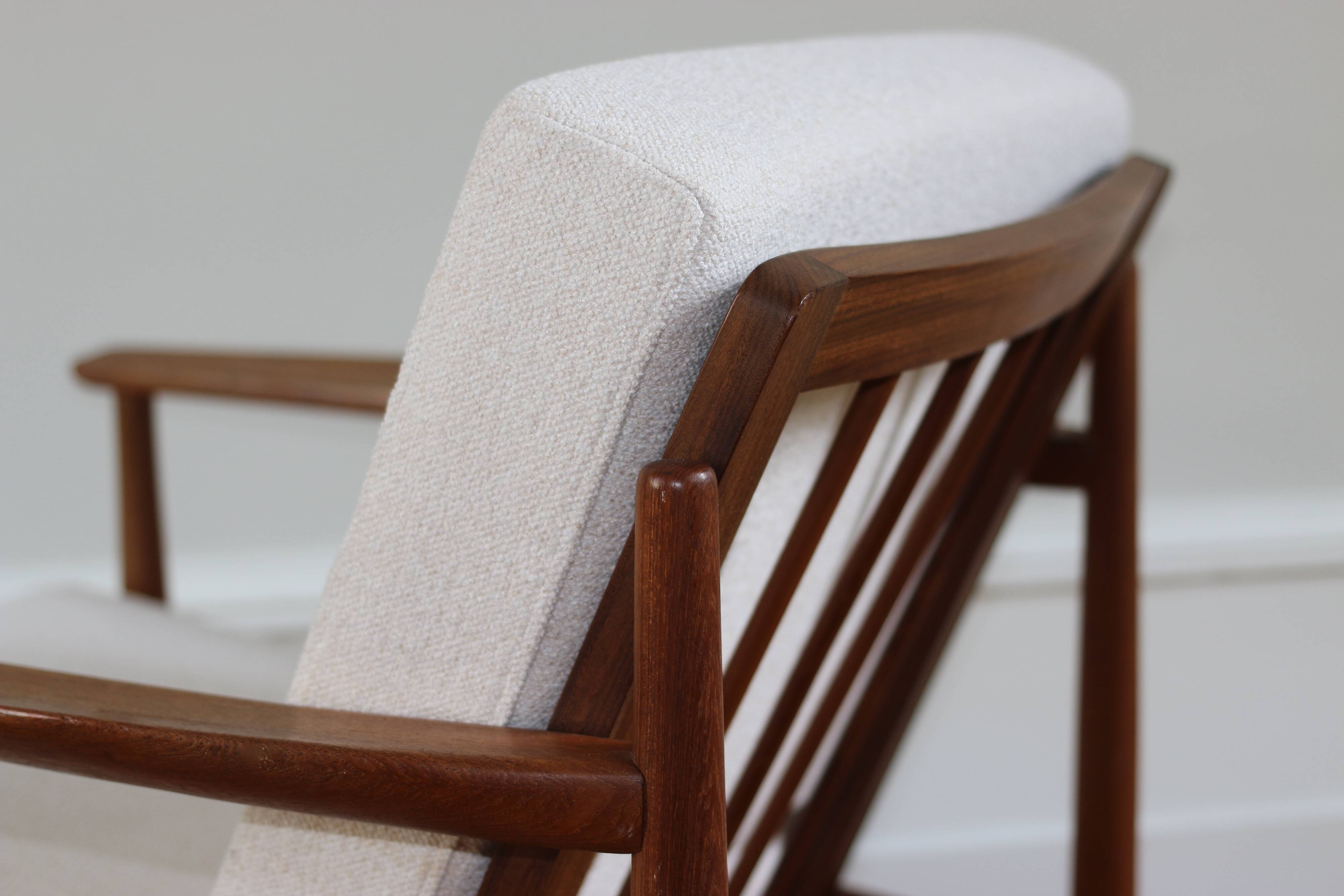 Vintage Scandinavian teak armchair, 1960