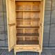 Raw wood cabinet