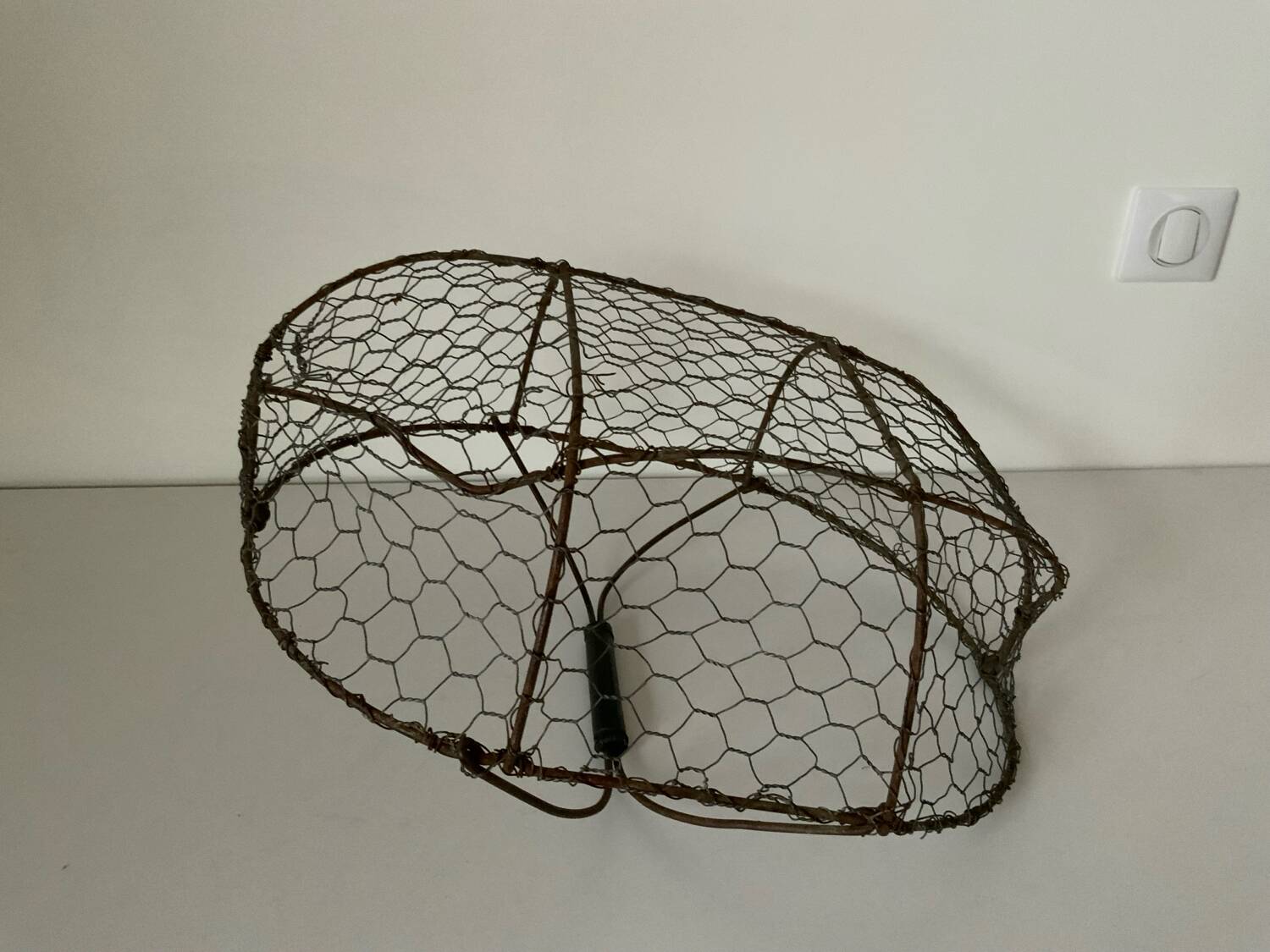 Vintage metal basket