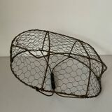 Vintage metal basket