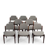 Set of 8 Arne Vodder 62 rosewood chairs