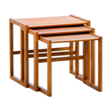 Tables basse gigogne scandinave en teck