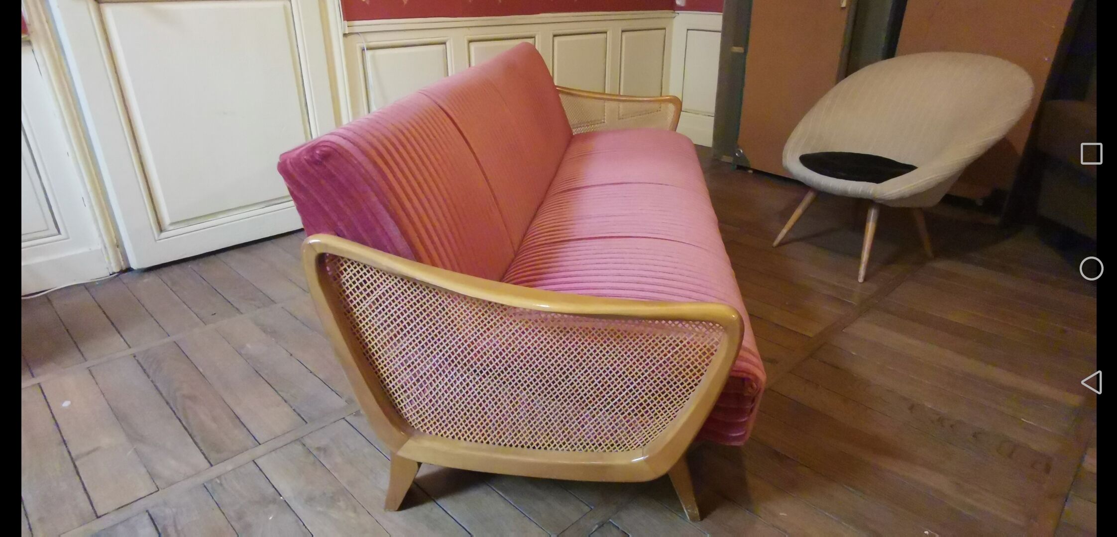 Scandinavian 50s 60s daybed convertible sofa