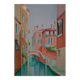 Janick Lerdele : Petit canal à Venise, lithographie originale signée