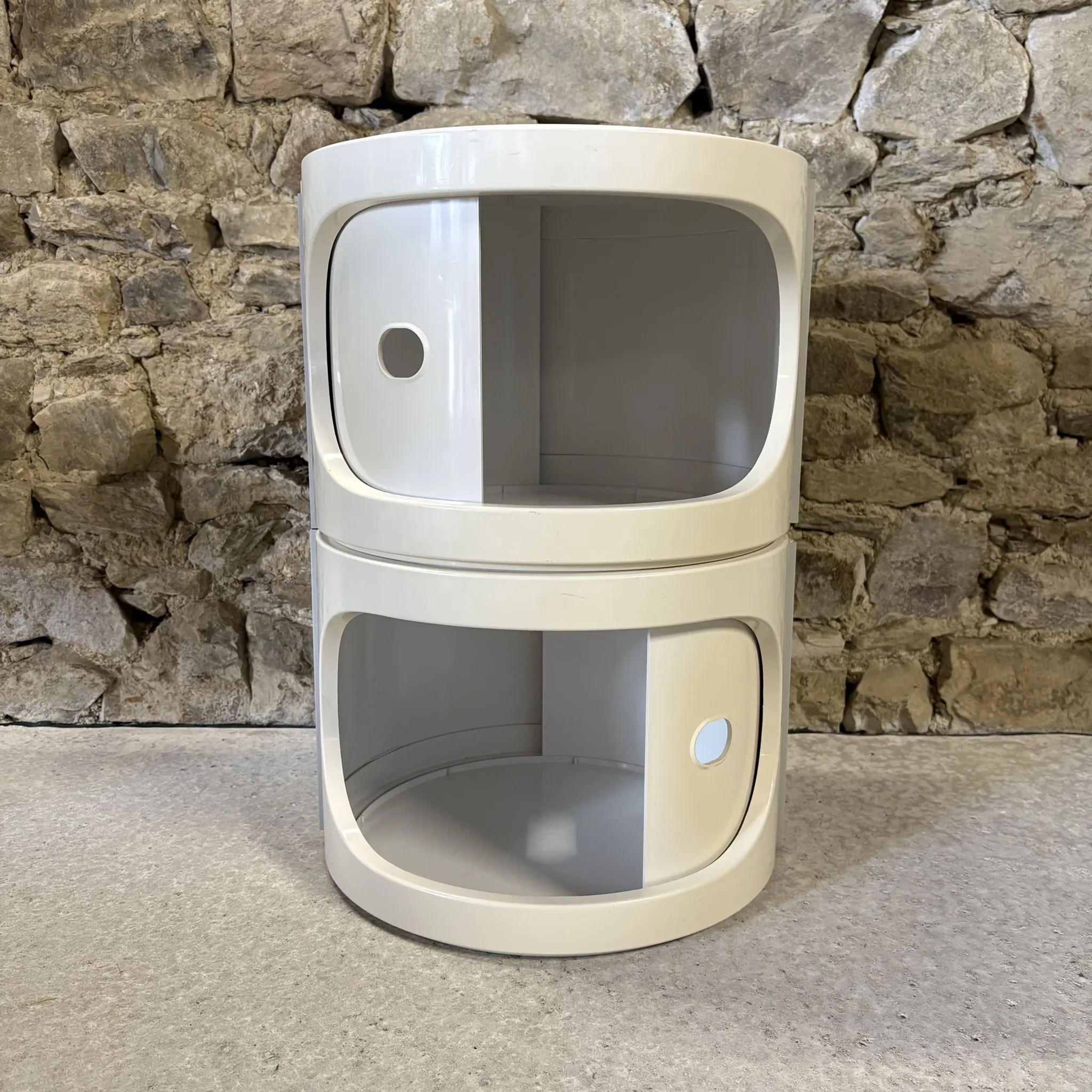 Pair of bedside tables attributed to Marc Held for Prisunic, 1970.