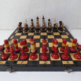 Khokhloma chess game