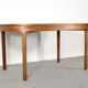 Midcentury nathan oblong teak extending table. vintage modern