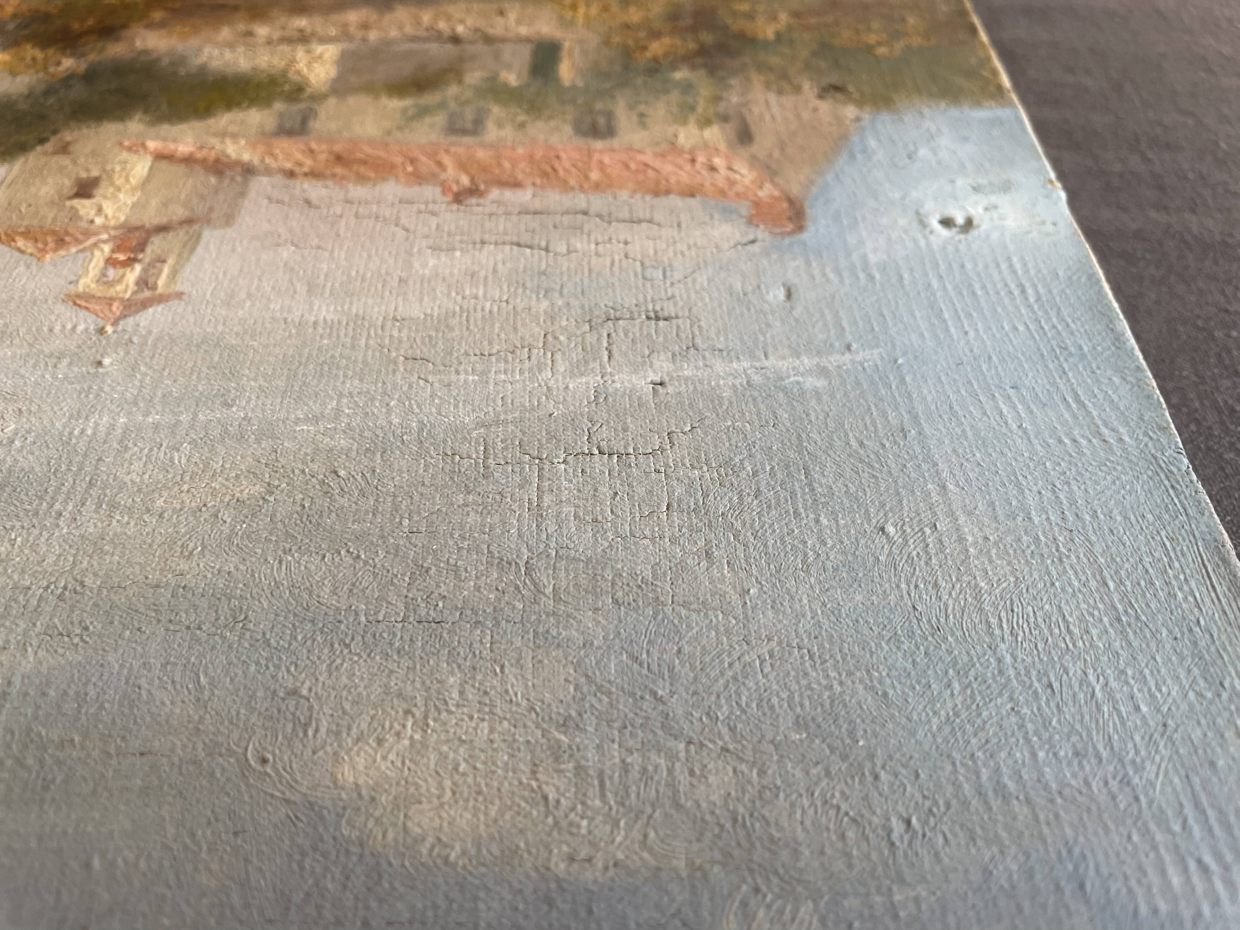 Huile sur toile paysage