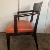 Fauteuil St James en cuir Muscat Philippe Hurel