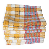 Serviettes de table anciennes en coton