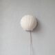 Glassh-tte Limburg 80s milky white glass wall lamp
