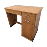 Vintage oak desk from the 1950s Reconstruction.