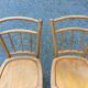 Paire de chaises de bistrot