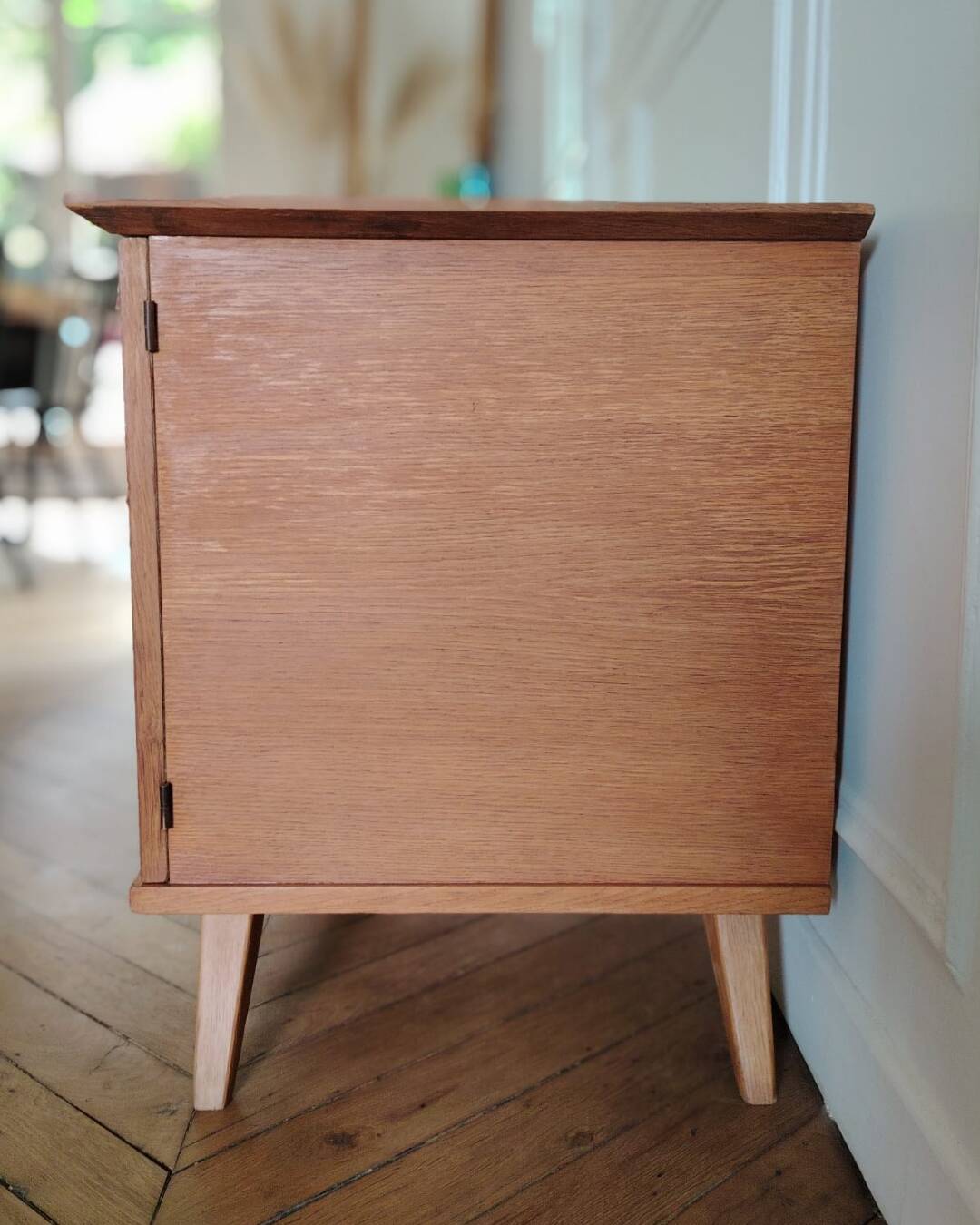 Renovated vintage vinyl cabinet, 1960s